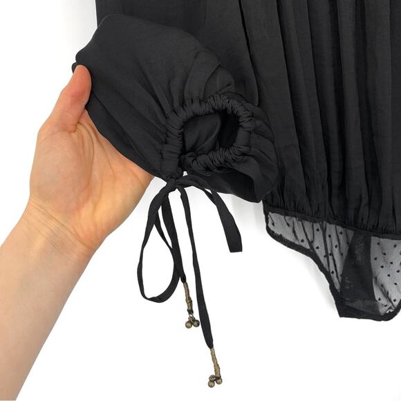 NWT INTIMATELY FREE PEOPLE Another Round Bodysuit Black S - Picture 4 of 9